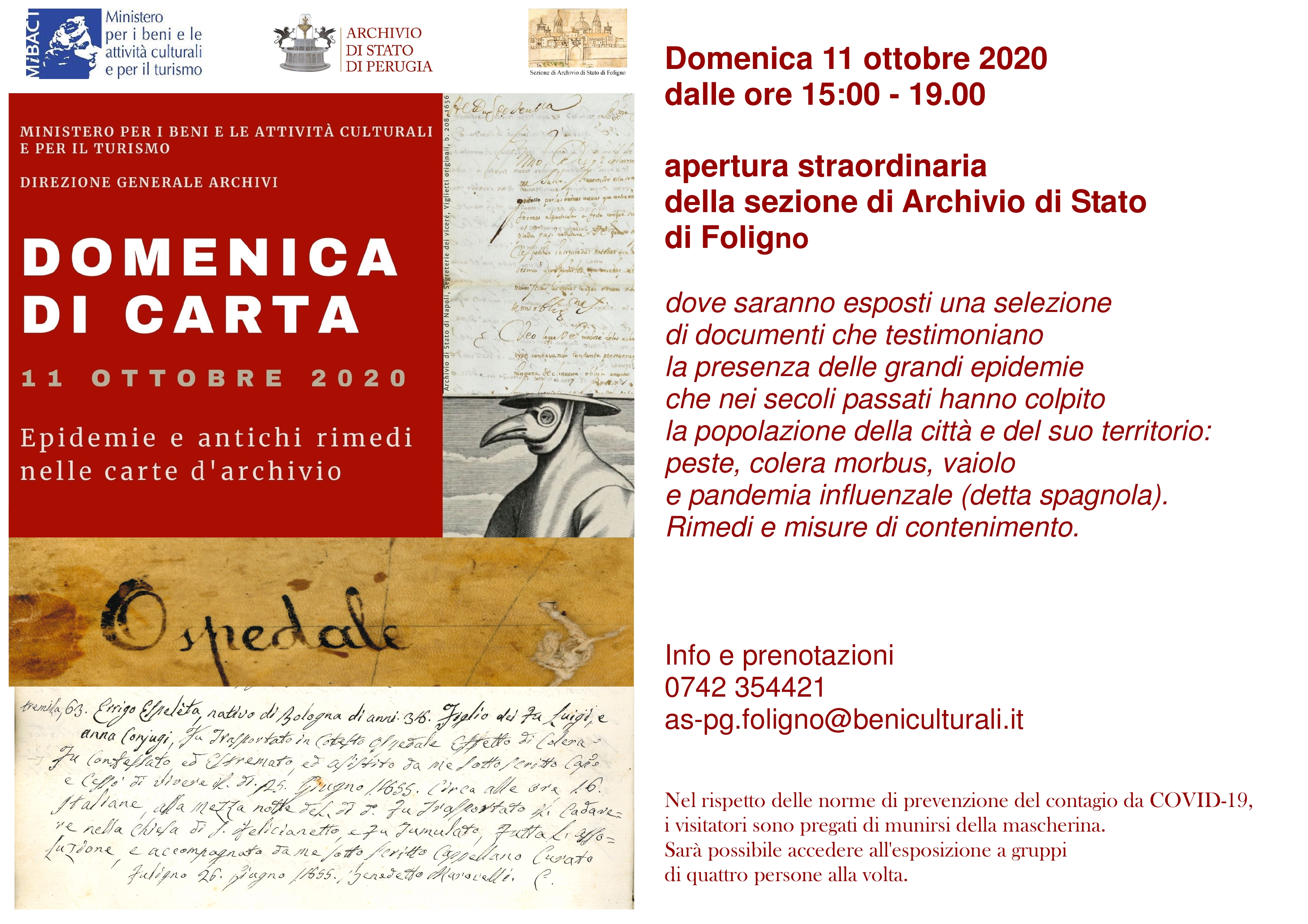 Epidemie e pestilenze a Foligno (secc. XV-XX)